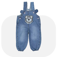 شلوار و سرهمی جین نوزاد