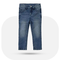 شلوار و سرهمی جین دخترانه