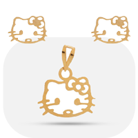 ست زیورآلات طلا دخترانه