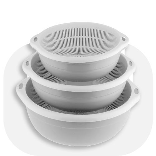 سبد، آبکش و لگن