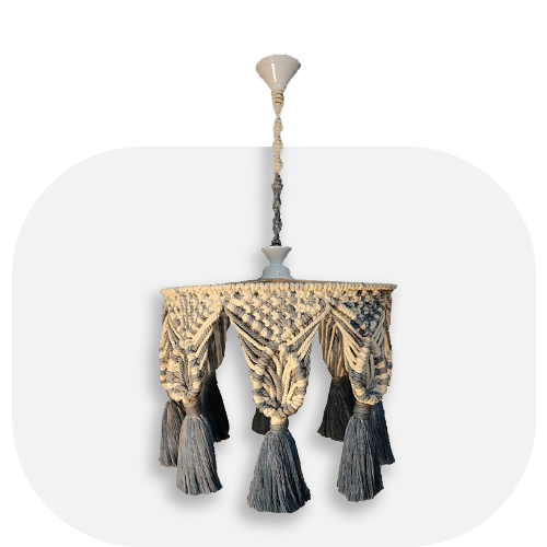 لوستر و چراغ آویز دست ساز