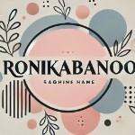 لوگوی فروشگاه پوشاک رونیکابانو