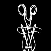 لوگوی فروشگاه مزون متر و قیچی