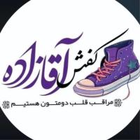 لوگوی فروشگاه کفش و دمپایی آقازاده