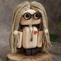 لوگوی فروشگاه تندیس چوبی